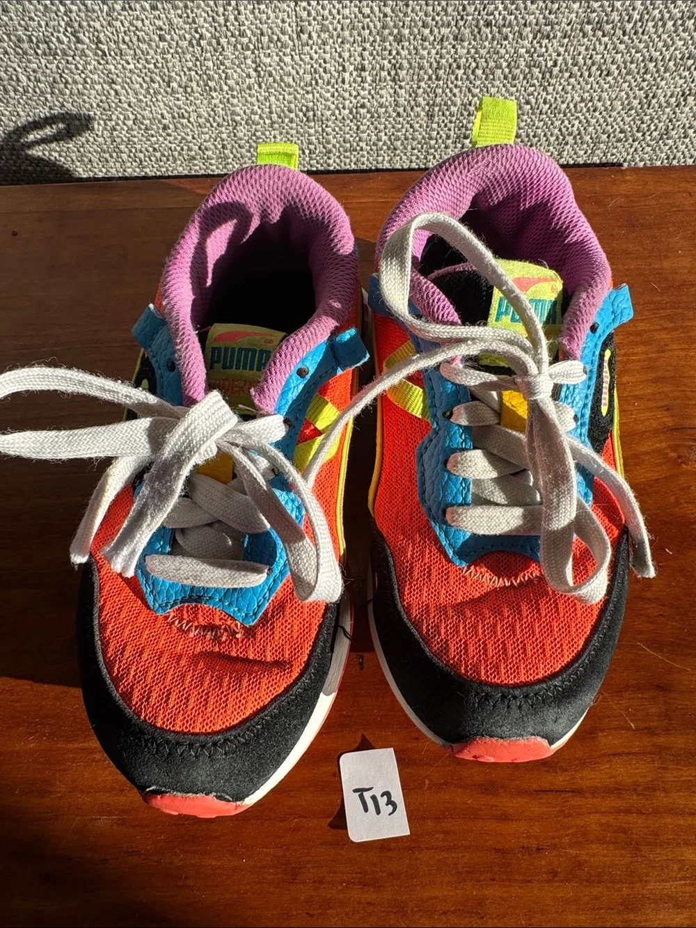 Puma Rider FV ‘Lava’ Toddler Unisex Size 11 Multicolor Athletic Sneaker